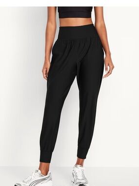 Grey Old Navy High-Waist Jogger Pants for Women